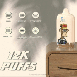 Fumot Digital Box 12000 20ml jednorazowe kapsułki do waporyzacji - (1 szt.) ekskluzywny R66R125 Fumot Kup