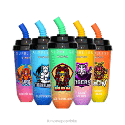 Fumot Supbliss Bingo Jednorazowe urządzenie do waporyzacji 8000 - 16ml (1 szt.) ekskluzywny R66R393 Fumot Sklep