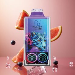Fumot Leopard 40K Puffs Jednorazowy Vape Borówka na Lodzie z Dual Mesh i 700mAh