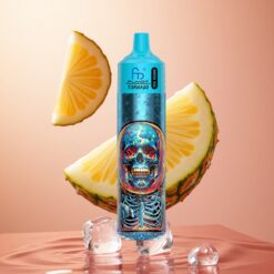 Fumot RandM Tornado 30000 Puffs Ananas Lód z Wyświetlaczem LED i Akumulatorem 600mAh