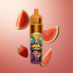 Fumot RandM Tornado 30000 Puffs Truskawka Arbuz z Wyświetlaczem LED i Pojemnością 30mL
