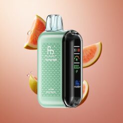 Fumot Tornado 20000 Puffs Jednorazowy Vape Liczi Melon Hami z Podwójną Siatką i Wyświetlaczem