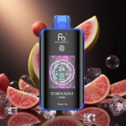 Fumot Tornado 25000 Puffs Ekran HD 20ml Płyn Czarny Lód