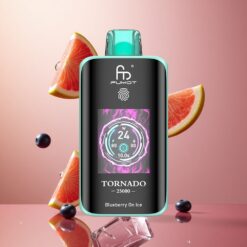 Fumot Tornado 25000 Puffs Ekran HD 700mAh Ładowanie Type-C Borówka Lodowa