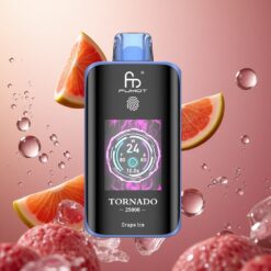 Fumot Tornado 25000 Puffs Ładowana Bateria 700mAh Lód Winogronowy