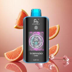 Fumot Tornado 25000 Puffs Ładowana Bateria 700mAh Lody Lush Ice