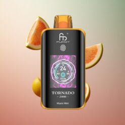Fumot Tornado 25000 Puffs Ładowanie Type-C Miami Mięta