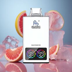 Fumot Tornado 35000 Podwójna Siatka Blue Razz Ice 15ml Płyn