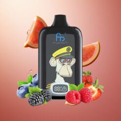 Fumot Tornado Digital Box 12000 Puffs Jednorazowy E-papieros Wiśnia z Akumulatorem 550mAh i Ładowaniem Type-C