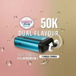 Dinner Lady ROW 50K Podwójne Smaki Trzy Tryby Mocy