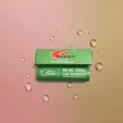 Imren 18650 2-pak Zielony Płaski Top 3200mAh 40A